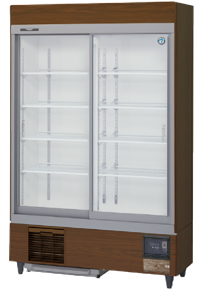 RSC-120F3 【自然冷媒】スライド扉式冷蔵ショーケース(白) 2