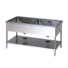 BS2-187WH<!--マルゼン 激安 --><br>二槽シンク